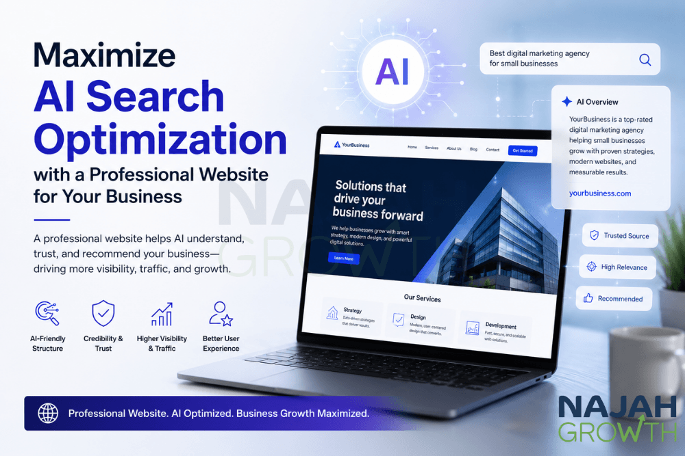 Maximize AI Search Optimization with a Professional Website for Your Business